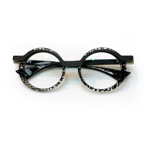 Angular Cat-eye Blue